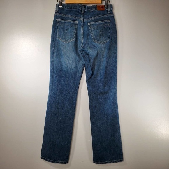 Calvin Klein Jeans Boot Cut Jean Faded Blue Wash Size 4 - Picture 4 of 10